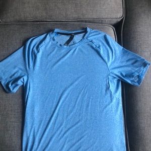 Blue lululemon mens athletic shirt